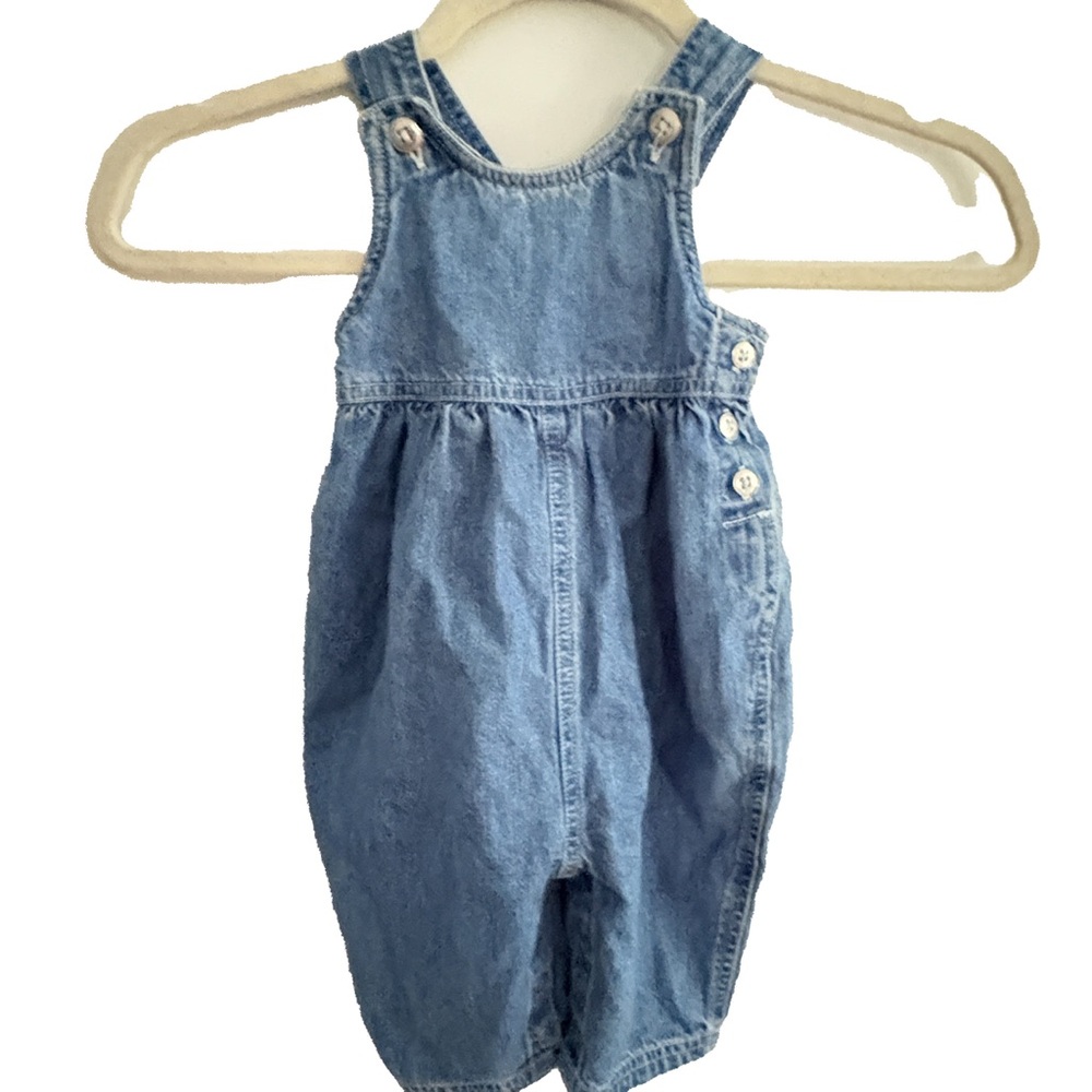 GAP factory store infant denim overalls 3-6 months